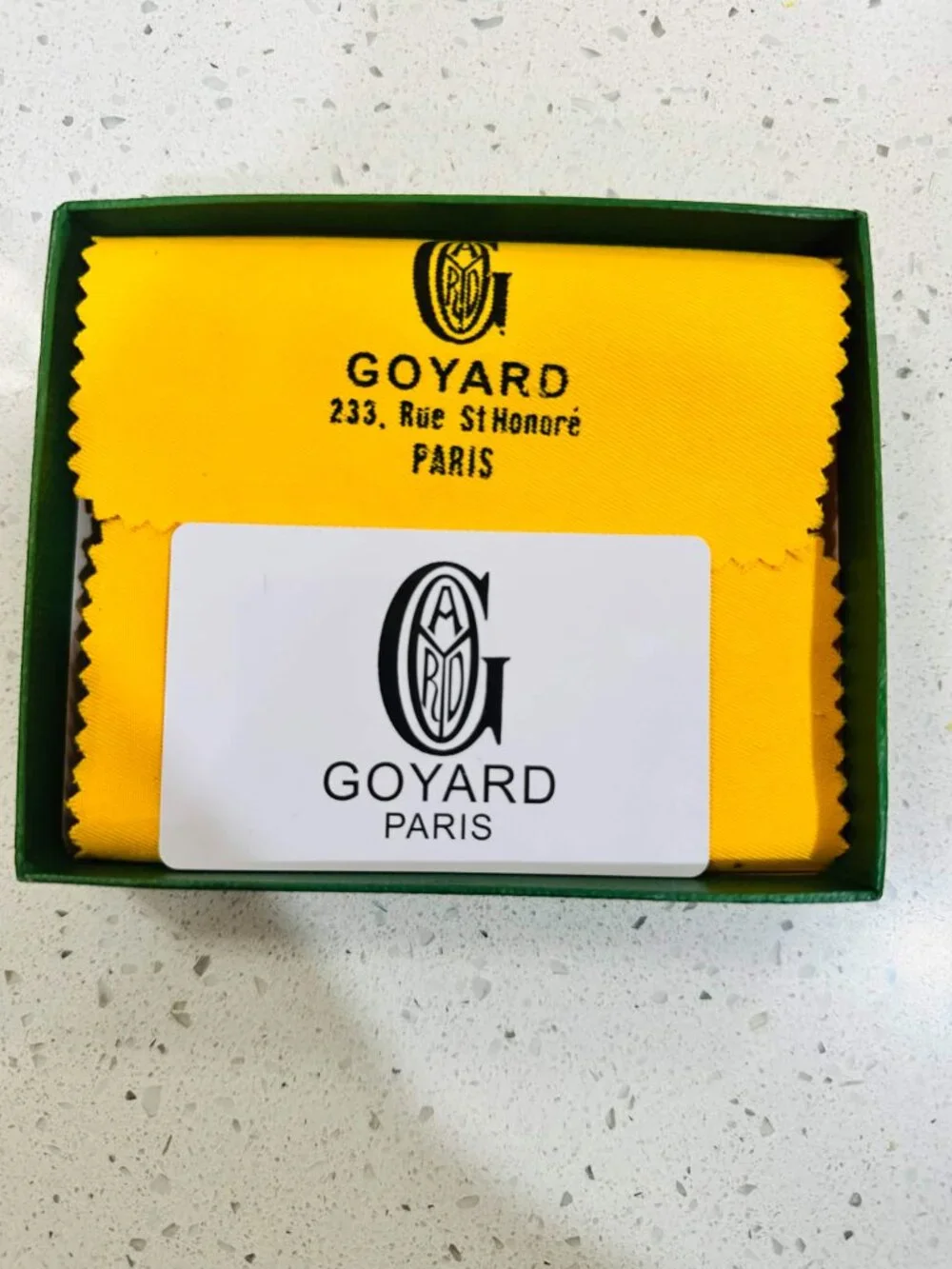 Goyard Victorie Wallet Black/Brown Leather | New With Box |